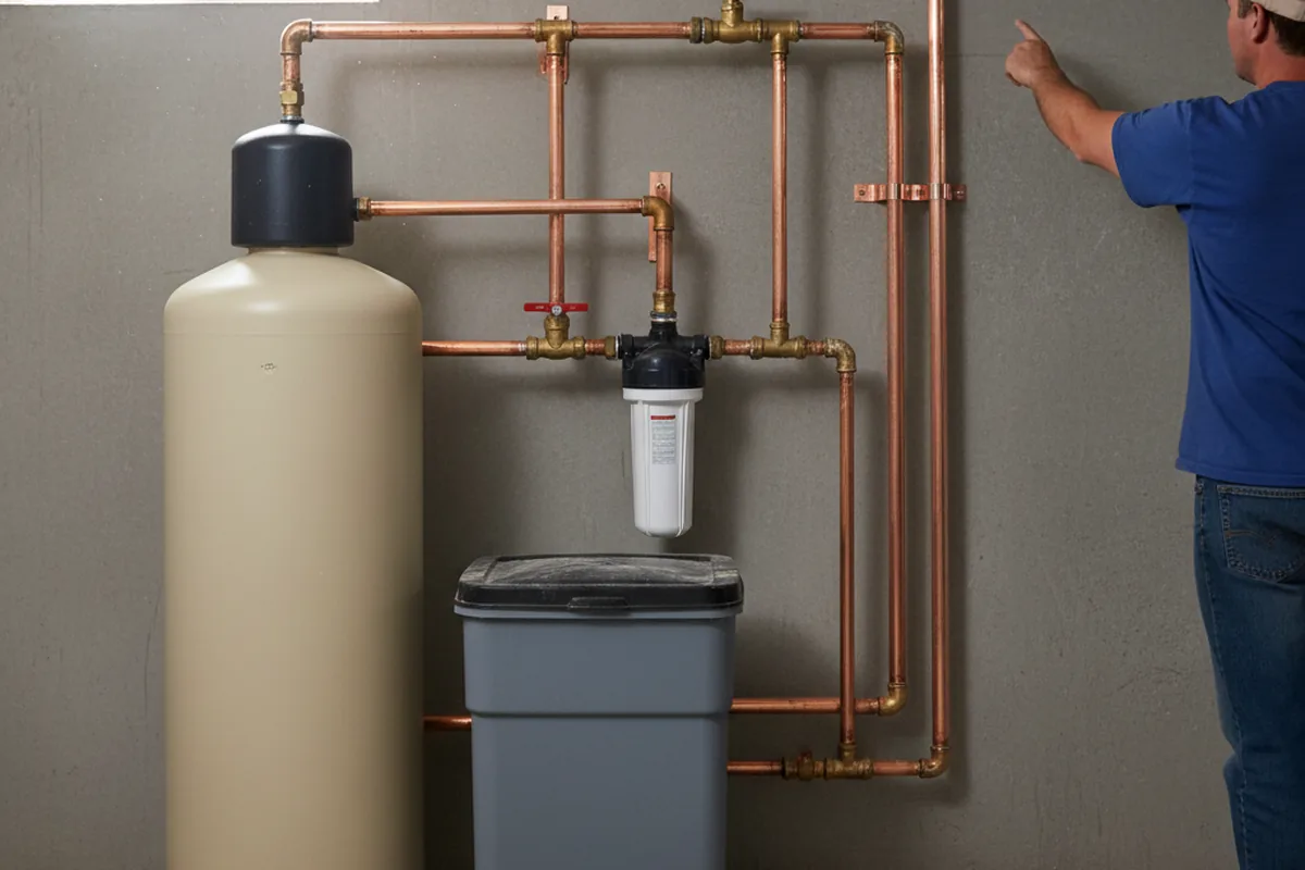 Whole-house water treatment system installed in Hoffmeister
